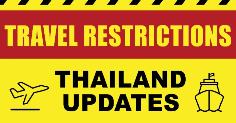 Thailand Travel Restrictions